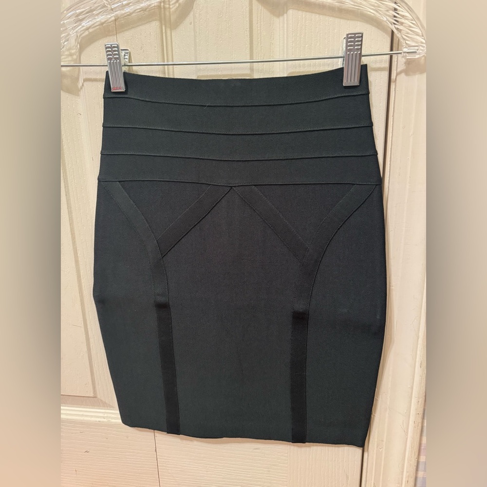 Bebe Black Pencil Skirt